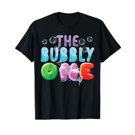 The Bubbly One Year 1st First Birthday Bubble Party Kids T-Shirt