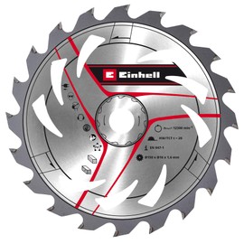 Original Einhell Circular Saw Blade 150 x 16 (Saw Accessories, Diameter 150 mm, Intake 16 mm, 20 Set Teeth, Cutting Width 1.6 mm, Carbide Tipped for Cordless Hand Circular Saws)