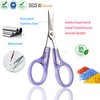 PAFASON 4" Stainless Steel Detail Craft Scissors Set with Straight