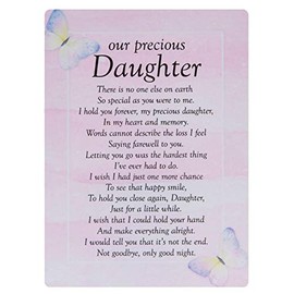 Our Precious Daughter Graveside Memorial Card – TY201
