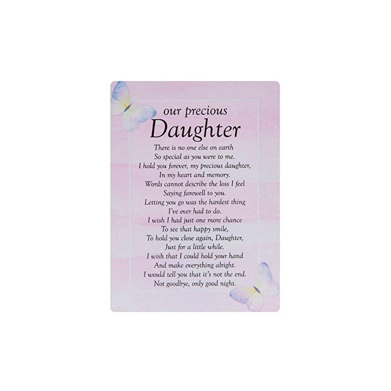 Our Precious Daughter Graveside Memorial Card – TY201