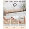 Roseyat 55 Inch Long Body Pillow for Adults – Firm
