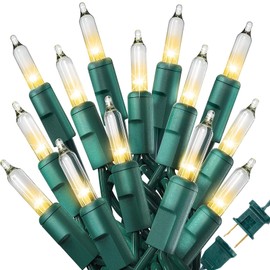 300Counts 79.5Ft Christmas Lights, 3Sets of 100 Mini Lights 26.5 Ft String Lights with Replace Fuse and Bulb, Waterproof Connectable, Indoor Outdoor Christmas Decoration, Warm White