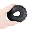 JGGZONE 4Pcs 1.1" RC Rubber Crawler Mud Terrain Tires Super