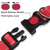 Dog Collar, Reflective Dog Collar with Safety Buckle, Adjustable Nylon