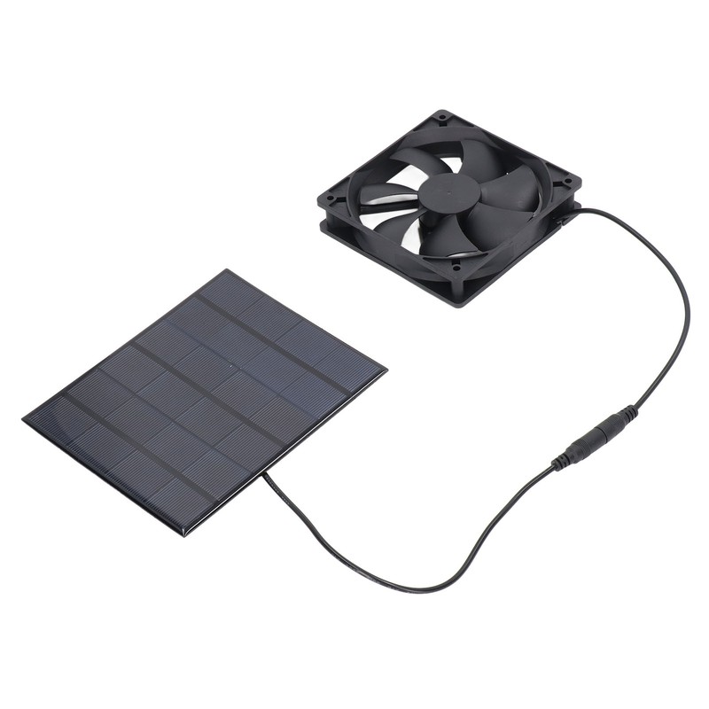 Solar Panel Powered Fan Portable 3.5W 6V Solar Exhaust Fan