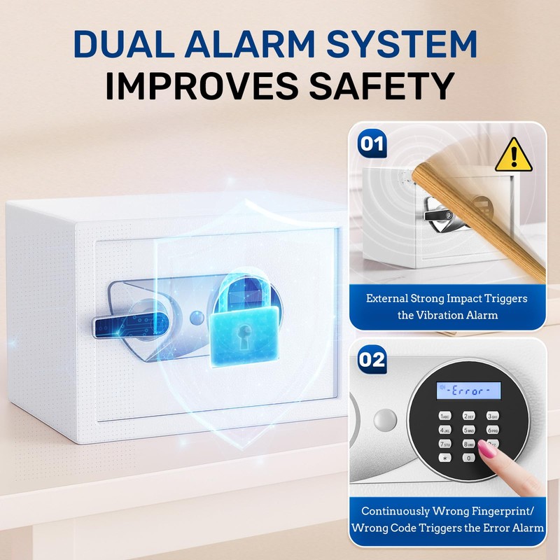 BlackSmith Biometric Safe 1.0 Cub Digital Home Security Safe with