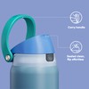 Encool Insulated Stainless Steel Water Bottle with Straw - Leak