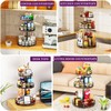 Heavy-Duty 3-Tier Lazy Susan Organizer, Adjustable to Different Heights, Countertop