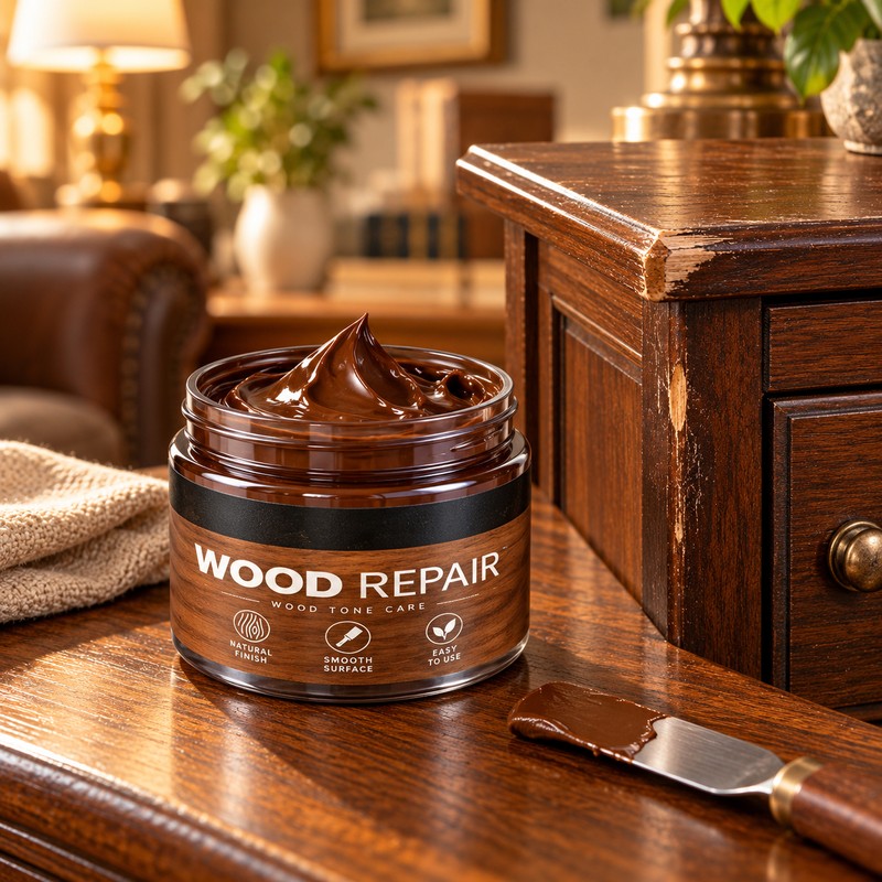 Wood Repair Paste for Furniture & Floors – 6 Color