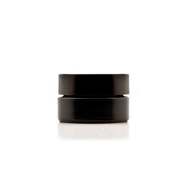 Infinity Jars 15 Ml (.5 fl oz) 10-PACK Set Cosmetic Style Black Ultraviolet Glass Screw Top Jar