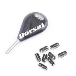 DORSAL Surfboard Fin Screws and Hex Key (FCS Replacement)