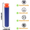 EKIND 100 Pcs Blue Nerf Compatible Darts Premium Quality Soft