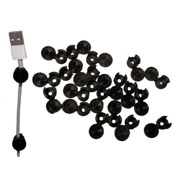 Cable Management Clips, Minimalist Design, Low Profile Cable Holders for