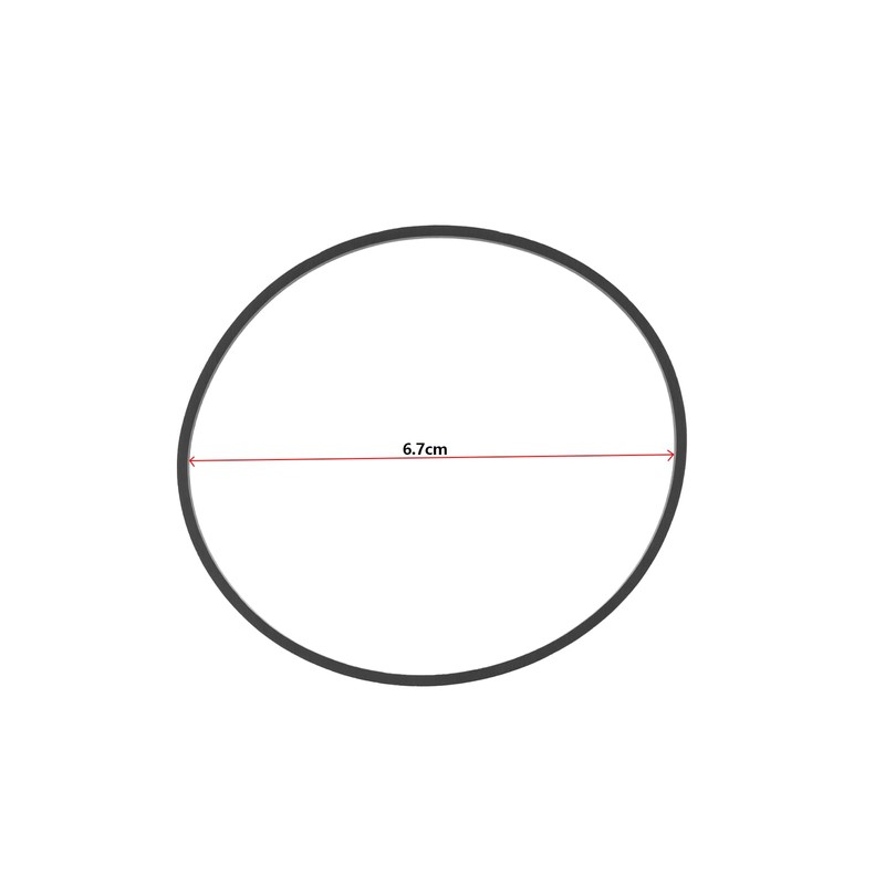 YINETTECH Sweeping Robot Motor LDS Belt ID 6.7 cm Sweeping