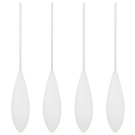 Alwonder 4pcs Bombarda Floats Carp Inline Controller Float in 3 Density Surface Controller Float Long Cast for Carp Beach Coastline Fishing (Floating,25g)