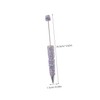 FRCOLOR 2pcs Beadable Ballpoint Pens Sparkling Rhinestones Ink Bead Pen