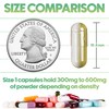 XPRS Nutra Size 1 Empty Capsules - 100 Count Clear