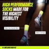 INCYLENCE High Viz Running Socks with Reflectors - Functional and