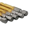 SUPERTOOL Impact Driver Bit Set 5PCS 1/4" Screwdriver Bits Magnetic