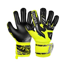 Reusch Goalkeeper Gloves Children Teenagers Strong Grip, Flexible Fit & Stability Breathable for Training & Play Natural Grass & Artificial Grass Size 4-8 Attractive Freegel Silver Junior