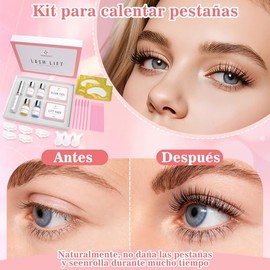 kit de Permanente de Pestañas, Lifting de Pestañas Kit, Adecuado para Salones de Belleza Profesionales y Bricolaje Doméstico, Regalos de San Valentín 