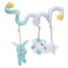 Baby Plush Animal Stroller Toys Spiral Activity Hanging Toys Ringing