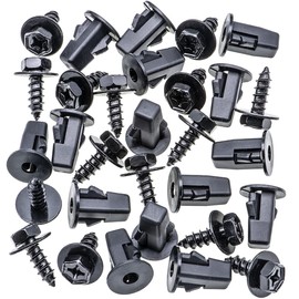 Rexka 15 Sets Fender Liner Bumper Cover Screw Grommet Kits for Toyota Tacoma Tundra Sienna Sequoia 90189-06214 90159-60498