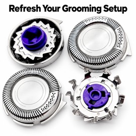 Replacement Shaver Heads for Select HQ, AT and PT Models – 3-Piece Set for Everyday Grooming