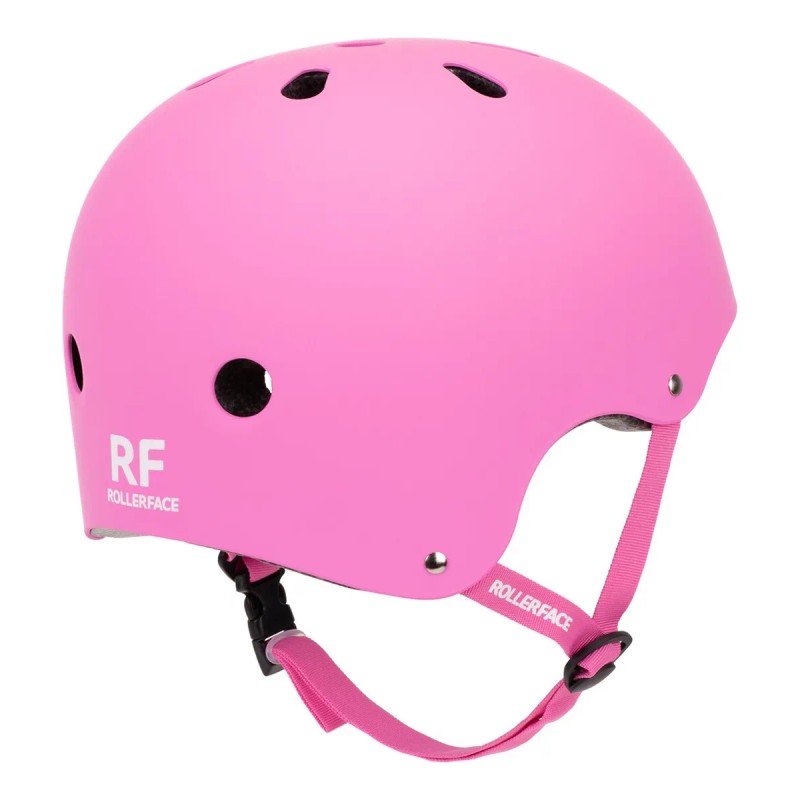 Rollerface Casco Multi-sport, Doble Certificado De Seguridad Color Rosa Talla
