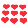 100Pcs Wood Slices HandMade Red HeartShaped Pendant Crafts DIY Wedding