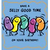 Lucilla Lavender Funny Human Bean Jelly Good Time Birthday Card