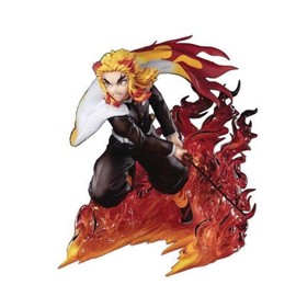 TAMASHII NATIONS - Demon Slayer: Kimetsu no Yaiba - Kyojuro Rengoku Flame Hashira, Bandai Spirits FiguartsZERO Collectible Statue