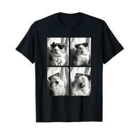 Funny Hamster with Sunglasses Cool Rodent Animal Meme T-Shirt