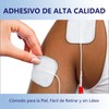 EDECOR Almohadillas de Electrodo para Fisioterapia, Parche de Electrodos de