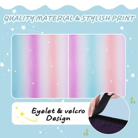 Vpory Bunk Bed Curtains - Girls Loft Bed Curtains Privacy Bottom Bunk Bed Curtain Customization Blockout Breathable Bunk Bed Canopy for Teens Children Students (Hollow Stars, Twin/Full)