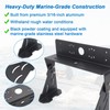 AUTOVIC Universal Adjustable Dual Fish Finder Graph Mount for Boats