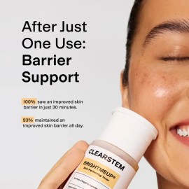 CLEARSTEM BRIGHTMEUP Advanced Brightening Toner – Clinically Tested with Azelaic Acid Derivative & 2% BHA | Supports Skin Brightening & Barrier Health | For Acne-Prone & Sensitive Skin | 3.2 fl oz