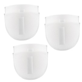 WLLHYF 3 Pairs of Inset Shoulder Pads 1.5 cm Thick Breathable Sponge Shoulder Pads for Men and Women Clothing Slanted High and Low Shoulders Blazers T-Shirts, White, Unit size