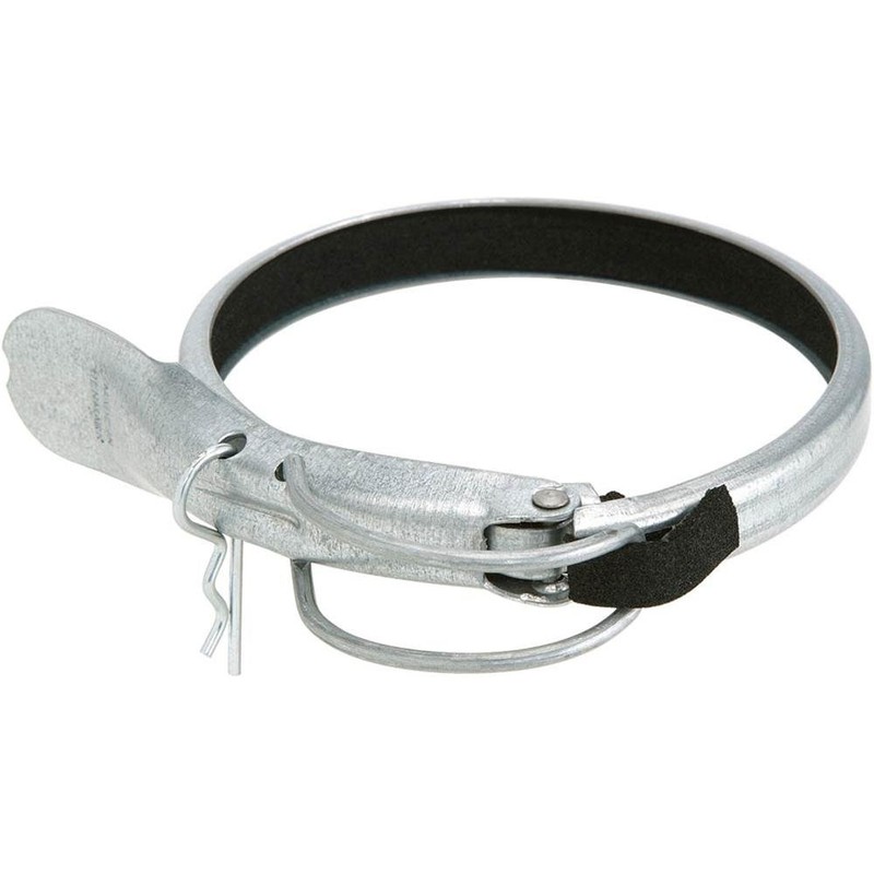 Nordfab Duct Clamp, 10" Diameter, 17" Depth, Silver, Steel, Galvanized