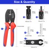 Solar Crimper Tool Kit with Crimper Stripper and 13 Pairs