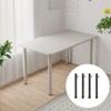 Buaak 4 Pcs Table Leg Extenders, 20CM with Latch and