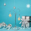 HOHIYA Hanging Ornament Display Stand Christmas Holder Hanger Bauble 4