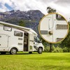2 Pcs RV Door Straps with 4 Pcs Button Snap