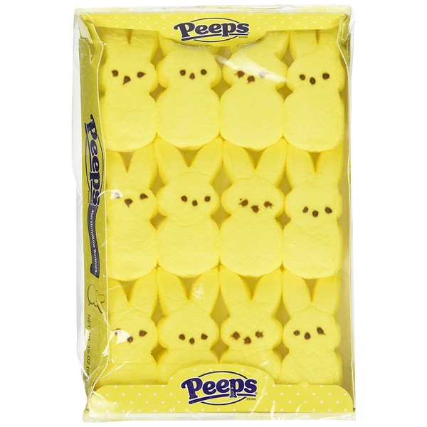 Peeps Marshmallow Candy Bunnies - Yellow