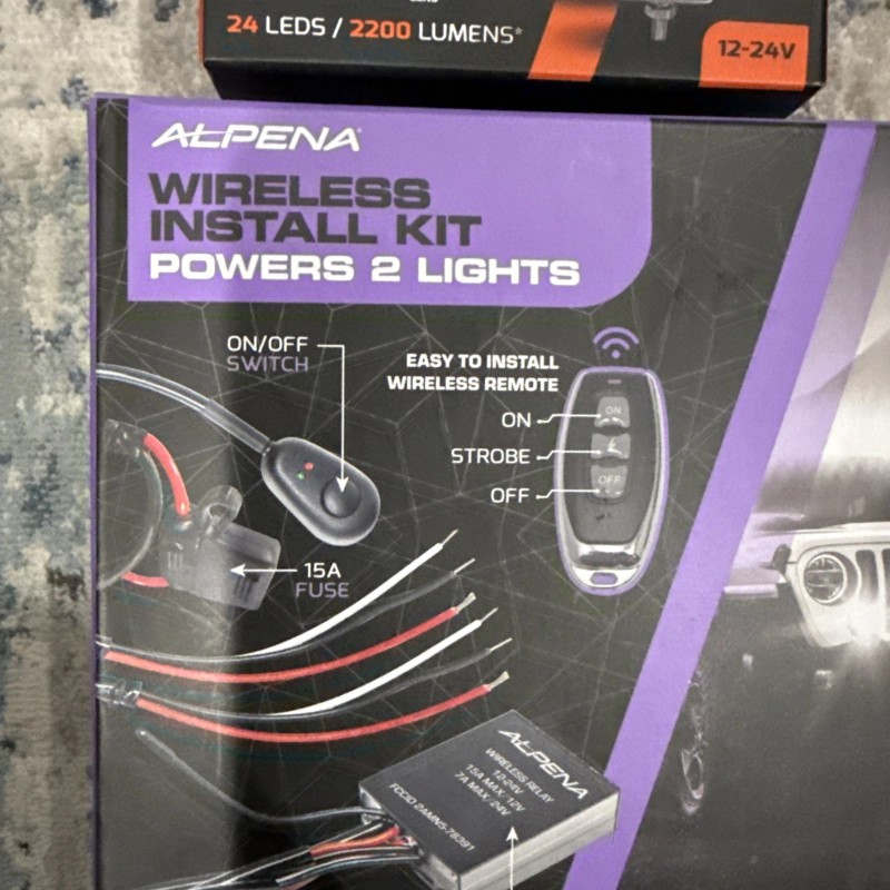 Alpena 2PK Alpena TrekTec New LED Pod Spotlight MR12, +wireless