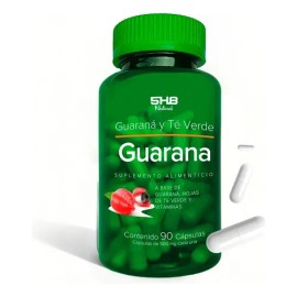5h8 Suplemento De Guaraná 90 Cápsulas 450mg Té Verde Cafeína Sabor Sin sabor