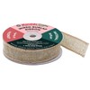 Mandala Crafts Natural Burlap Wired Ribbon 1 Inches Wide Jute