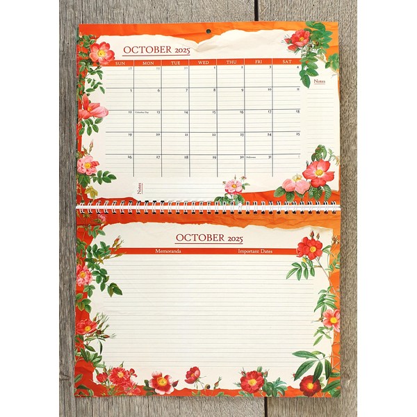 2025 Wall Calendar ~ Garden Blooms: Wall Calendar Featuring Vibrant
