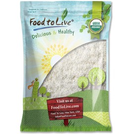 Food to Live Organic Shredded Coconut, 5 Pounds Non-GMO, Unsweetened Flakes, Desiccated, Medium Shreds, Kosher, Vegan, Bulk. No Sulfites Added. Rich in Dietary Fiber. For Baking, as a Topping.